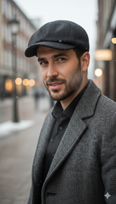 Men’s IVY Flat Cap – Peaky Blinders Style Ivy Hat -PB02